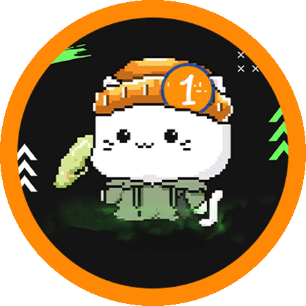 Pixel cat chat bubble